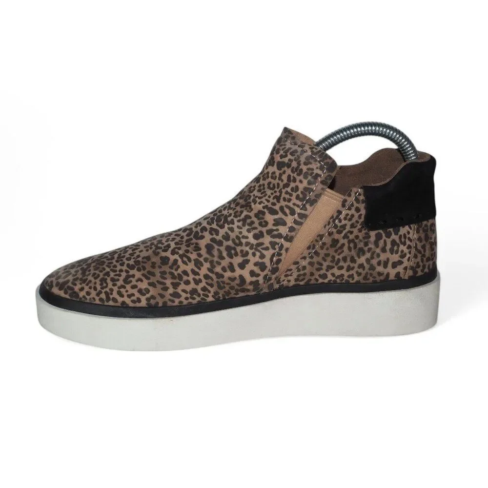 DV‎ Dolce Vita Vinni Microsuede Cheetah Chelsea Fashion Sneakers Women's 8.5